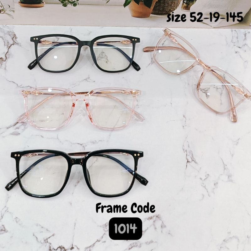 Kacamata model kotak Kode frame 1014