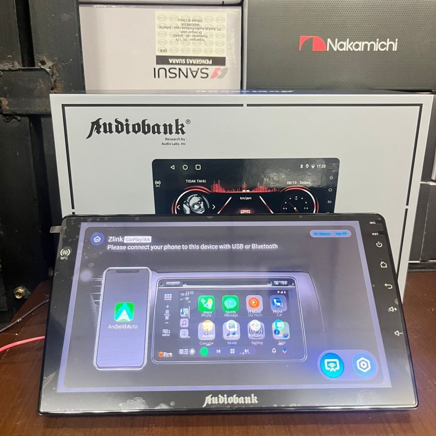 Headunit Android Audiobank Arizona / JEC Shishio 9 Inch NFC Ram 4/32