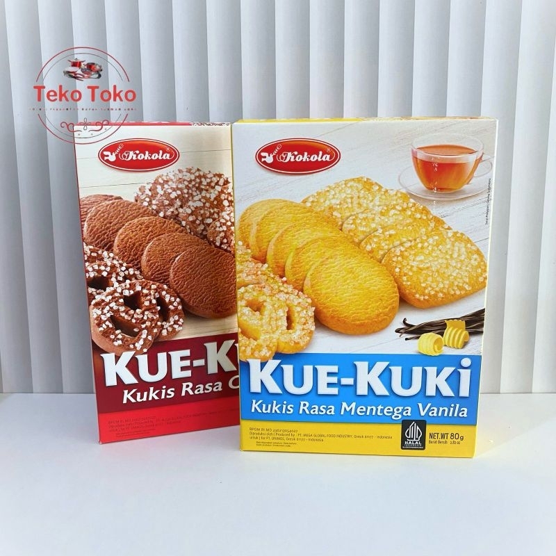 

( ECER ) Kokola Kue Kuki 80g Box - Biskuit Kukis Kokola