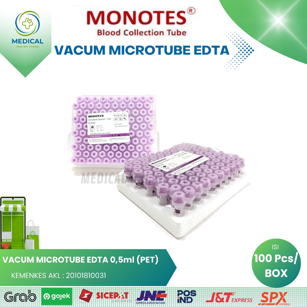 Micro Tube EDTA 0,5 ml MONOTES