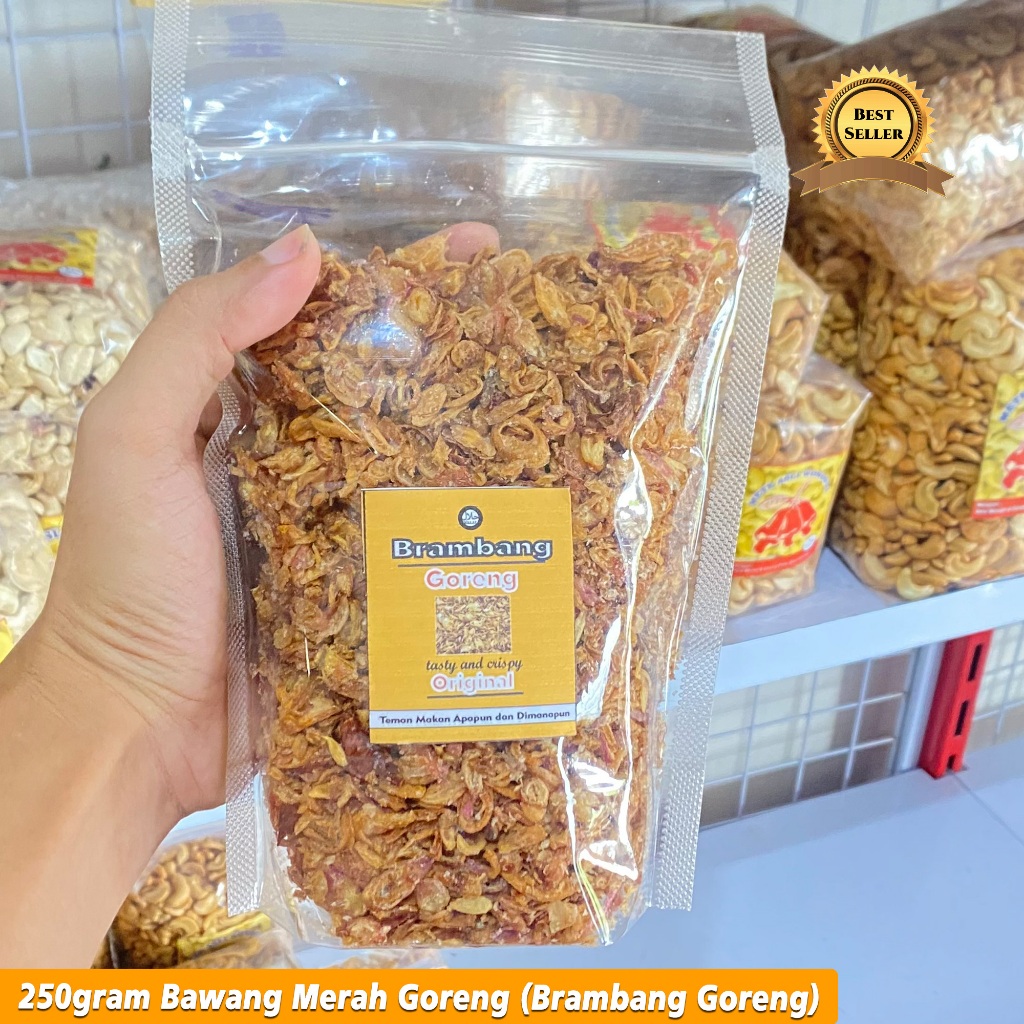 

Bawang Merah Goreng Brambang Goreng Asli Tanpa Tepung dan Kulit Ari