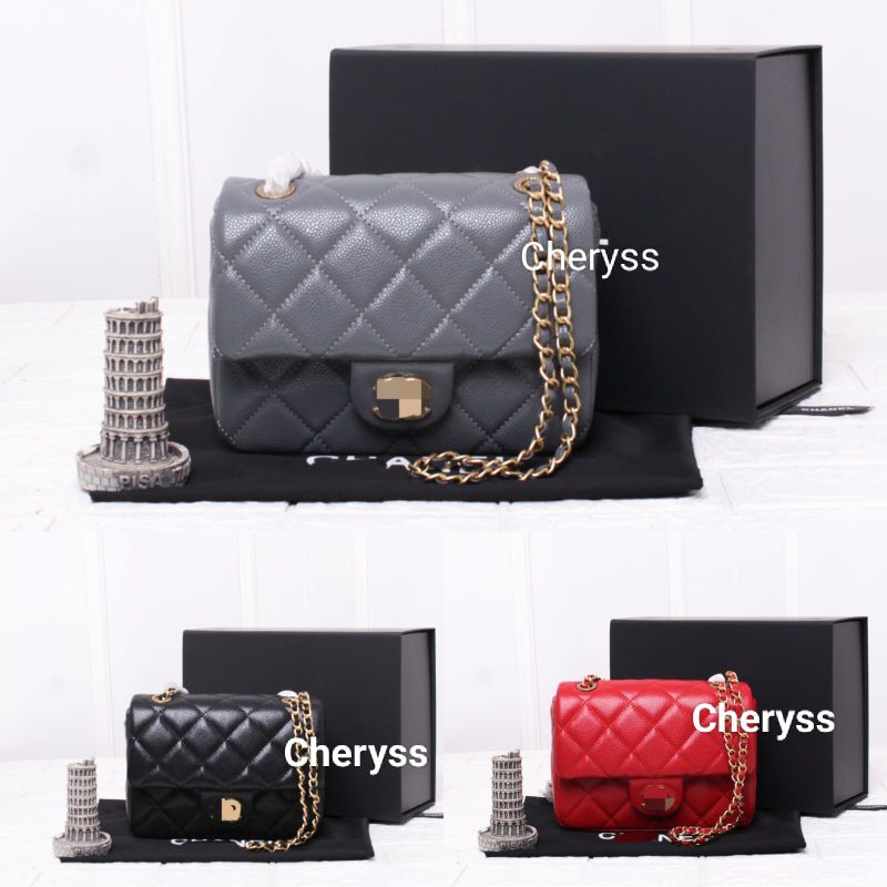 Cheryss | C001 Tas Selempang // Tas Shoulder  Mini Square Flap AS5098