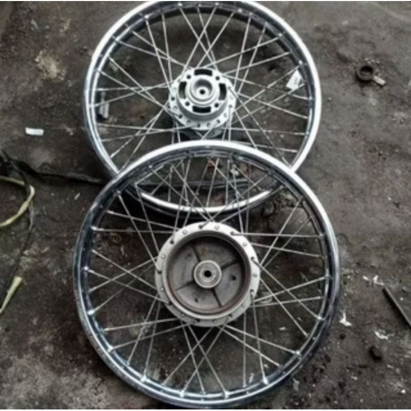 velg velk lingkaran roda depan belakang jari jari did pnp yamaha vixion old trombol byson copotan be