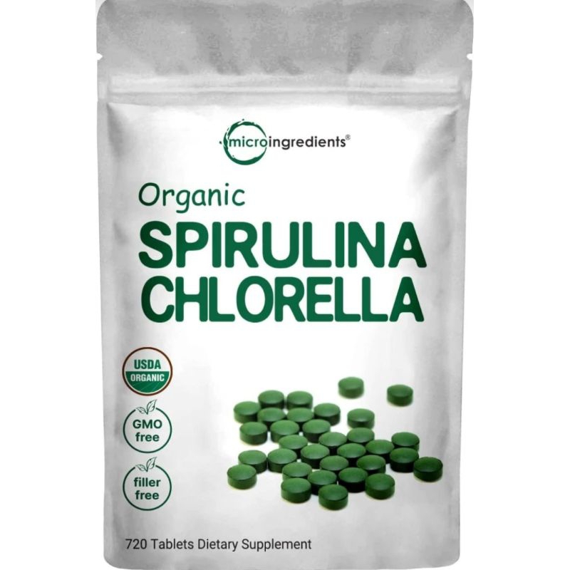 MicroIngredients spirulina chlorella 720 tablet