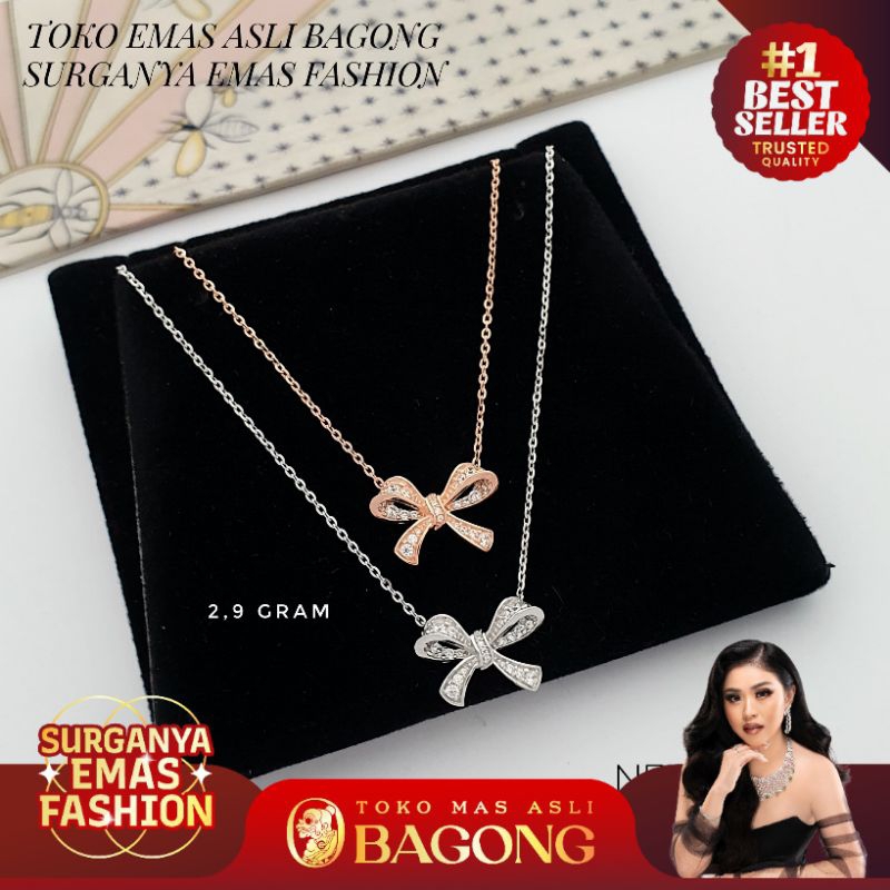 KALUNG FASHION PITA 17K/750-ASLI BAGONG GOLD BAGONG EMAS