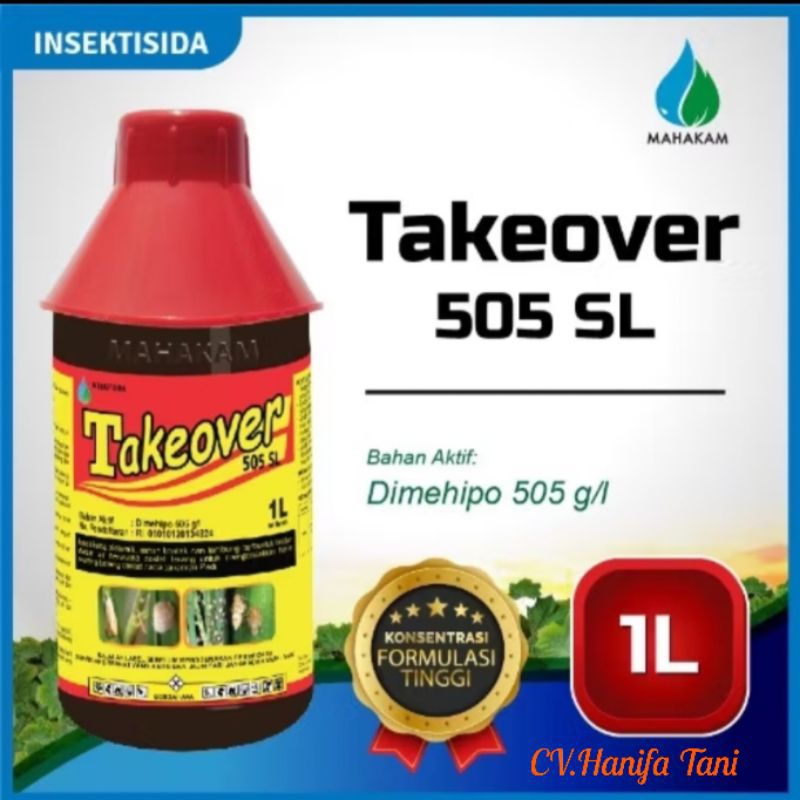 Takeover 505 SL 1 Liter - Insektisida Pestisida - Pembasmi Hama Penyakit Tanaman Padi