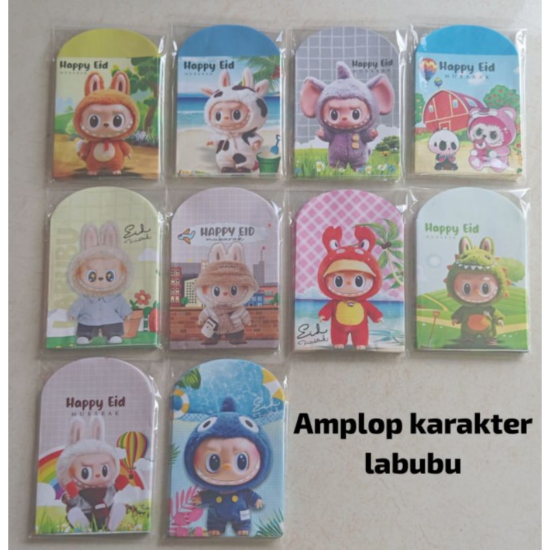 

Amplop Karakter Labubu_Amplop Lebaran Siap Pakai 10 pack (100 pcs)