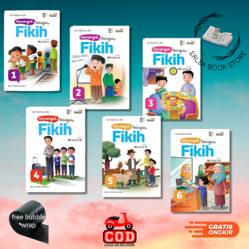 Buku SEMANGAT BELAJAR FIKIH 1, 2 3 4 5 & 6 SD/MI KELAS IV ERLANGGA KURIKULUM MERDEKA