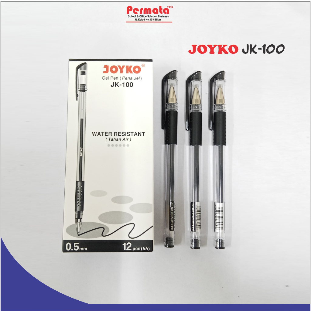 

Gel Pen Pulpen Pena Joyko JK-100 0.5 mm Ballpoint Joyko
