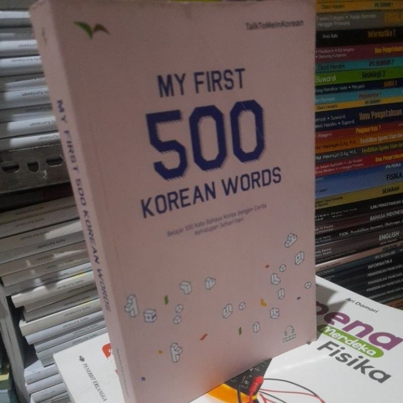 My first 500 korean words.BARU ORIGINAL