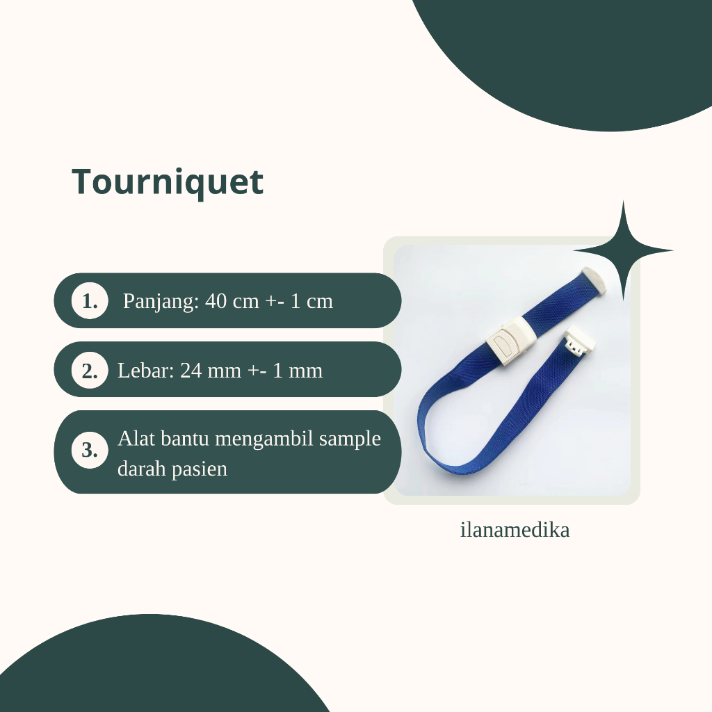 Tourniquet Alat Penjepit Aliran Darah Torniquet Torniket Turniket