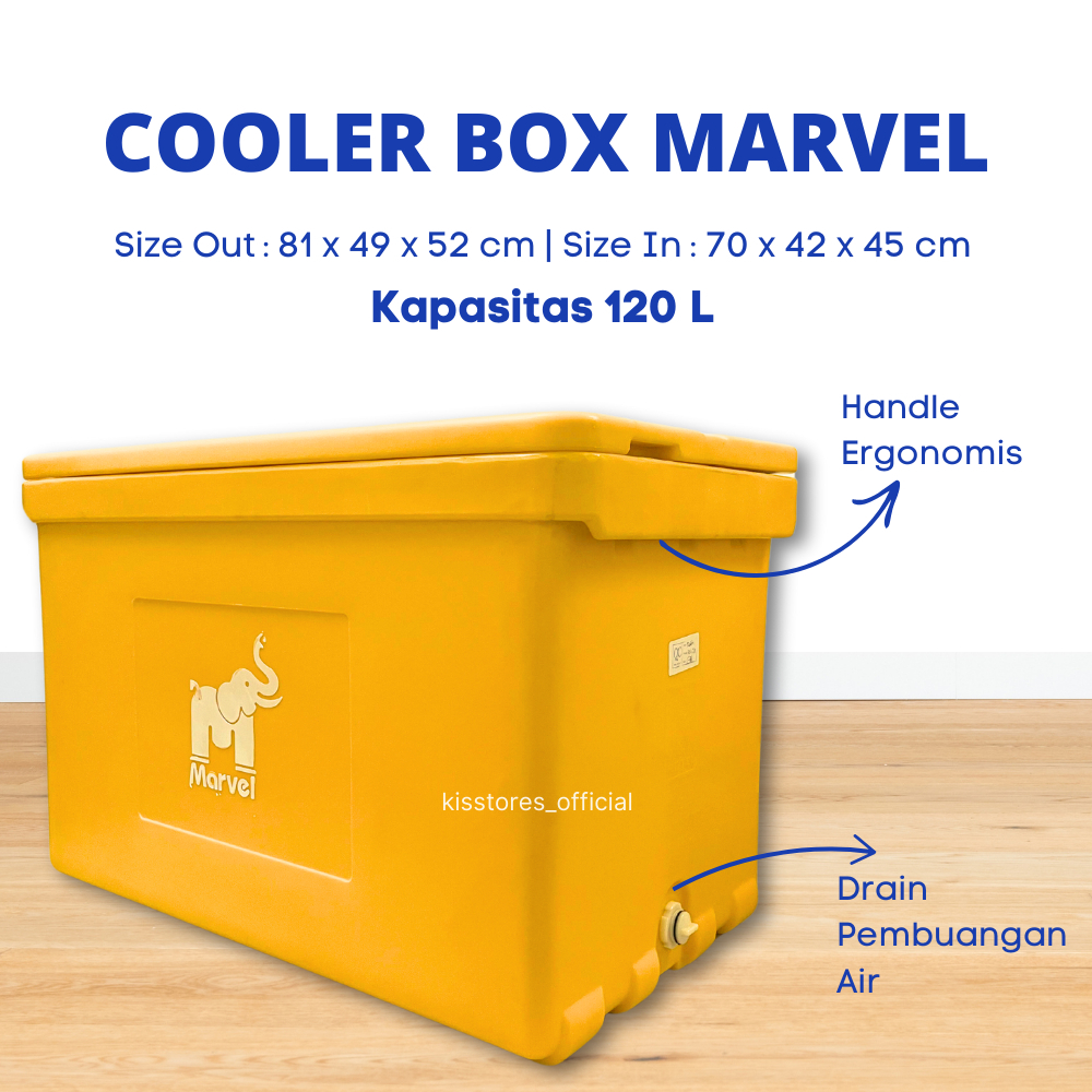Cool Box Marvel Kapaistas 120 Liter Box Es Box Ikan Kapasitas Besar