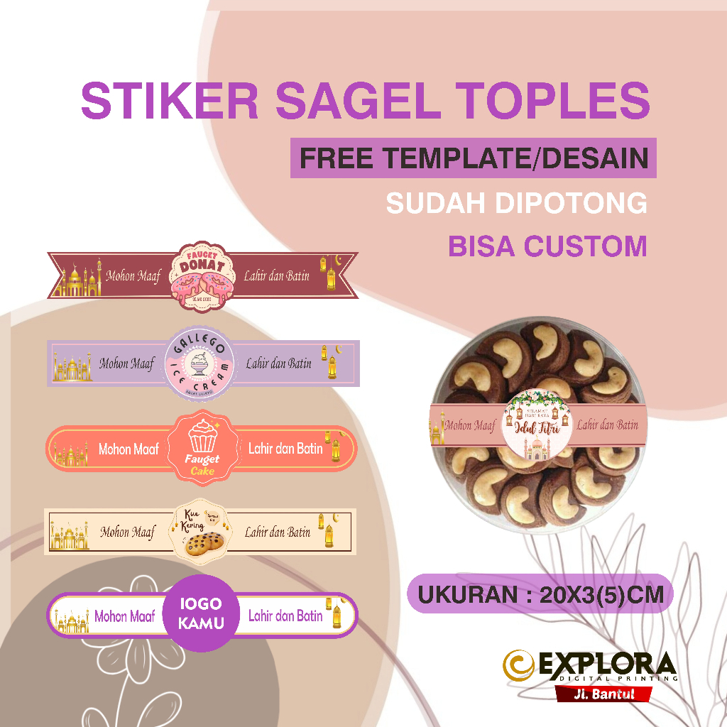 

CETAK STIKER LABEL EDISI IDUL FITRI TERMURAH/BISA CUSTOM