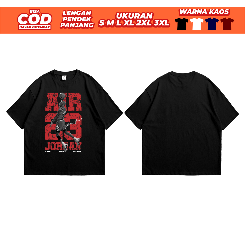 Kaos Pria Air 23 Jordan Yodo Empire