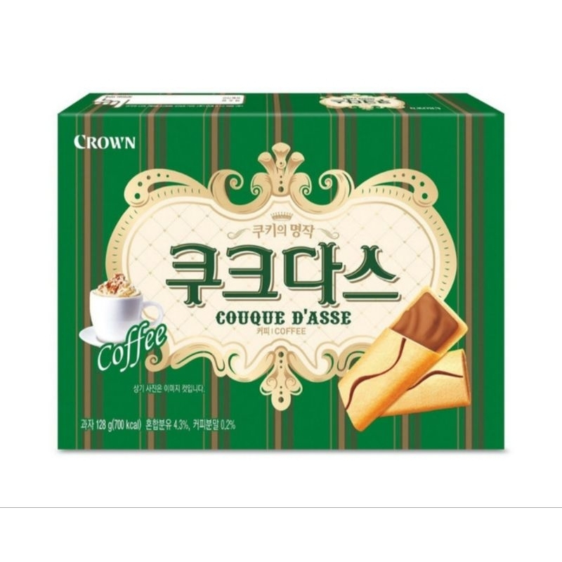 

Crown Couque D'Asse Coffee Biscuit 128gr