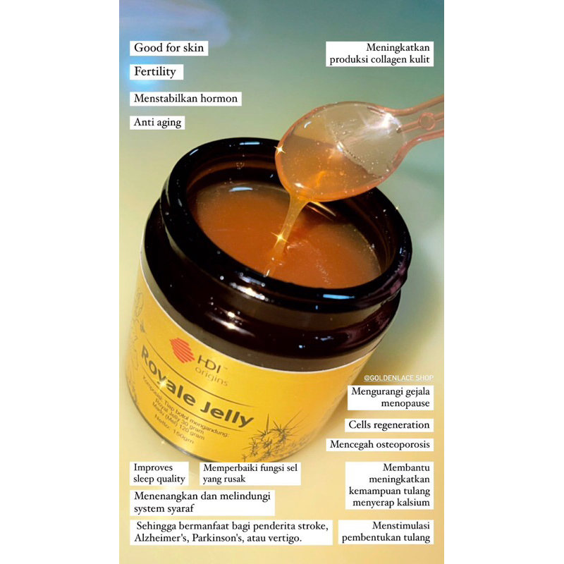 Royale Jelly Liquid Collagen Alami 150gr