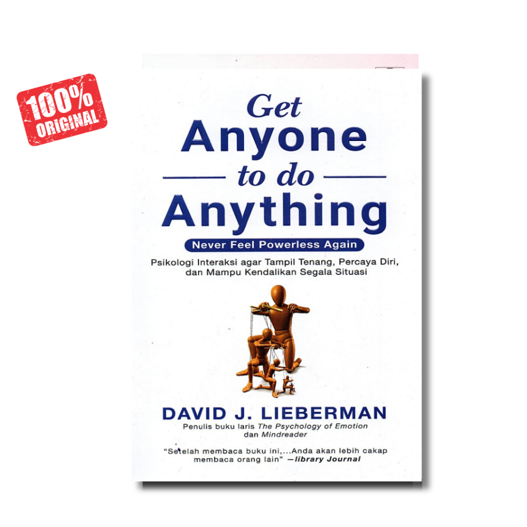 Buku Get Anyone to do Anything By David J. Lieberman