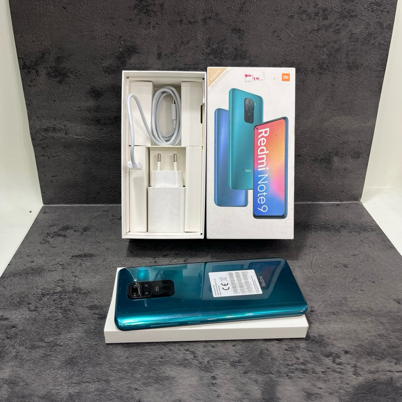Redmi Note 9 4/64gb Fullset Second Garansi Resmi