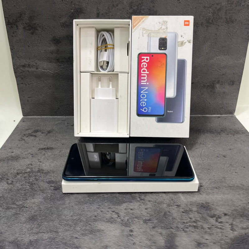 Redmi Note 9 6/64gb Fullset Second Garansi Resmi