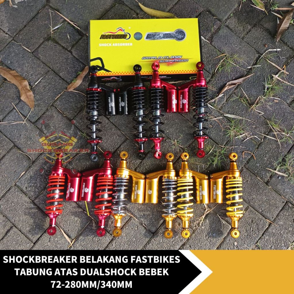 Shockbreaker Bebek Tabung Atas Ukuran 280 320 340 Shock Universal FIZR SUPRA JUPITER VEGA ASTREA C70