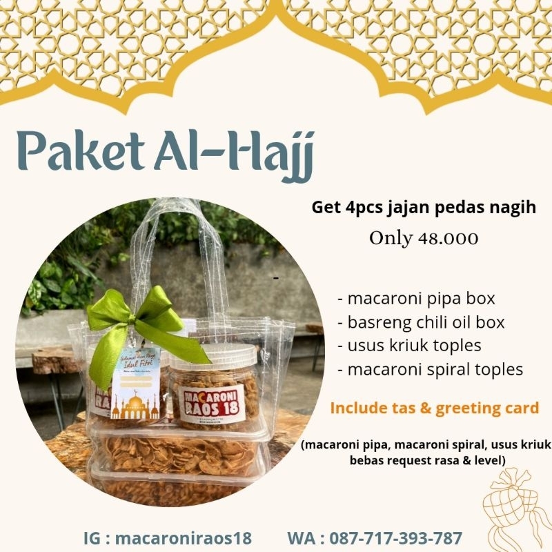 

PAKET HAMPERS LEBARAN PAKET Al-Hajj