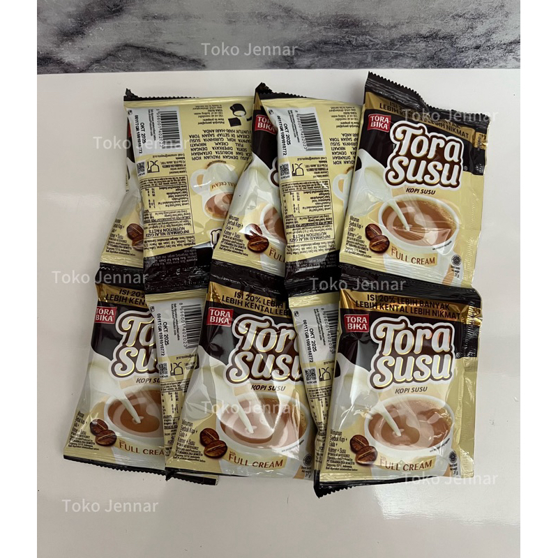 

Tora susu / tora bika kopi susu full cream 31 g renceng ‘10s