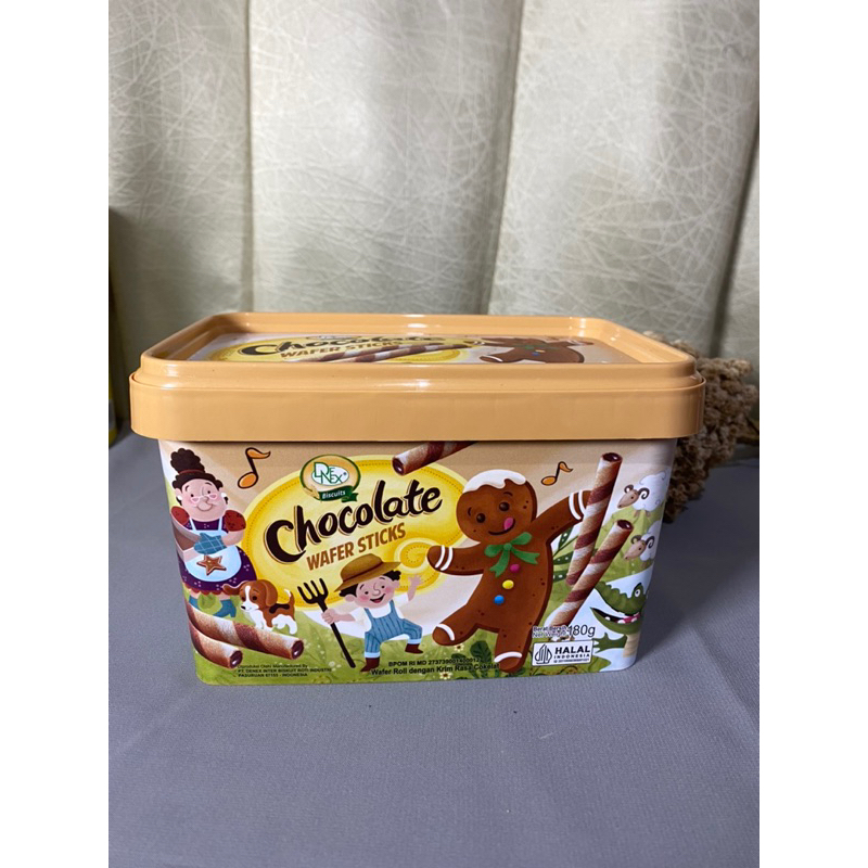 

DENEX cube stik Chocolate Cookies Snack Food Biskuit Susu Cemilan lebaran