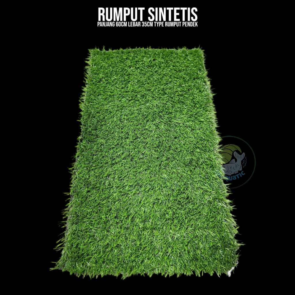 Rumput Sintetis Aquarium 60x30 Murah Hiasan Aquarium