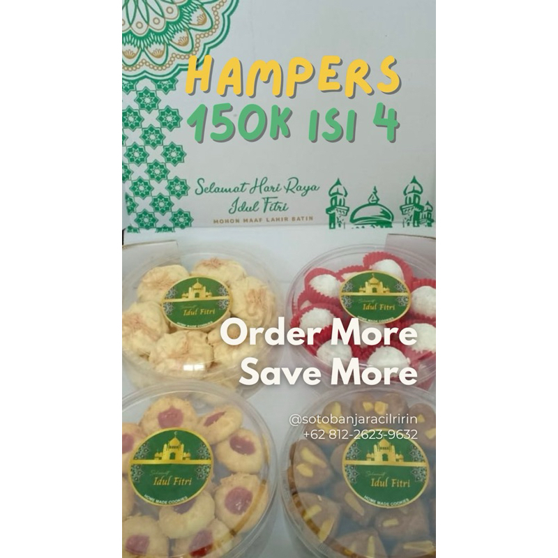 

OPEN PO KUE KERING ISI 4 HAMPERS IDUL FITRI LEBARAN MALANG