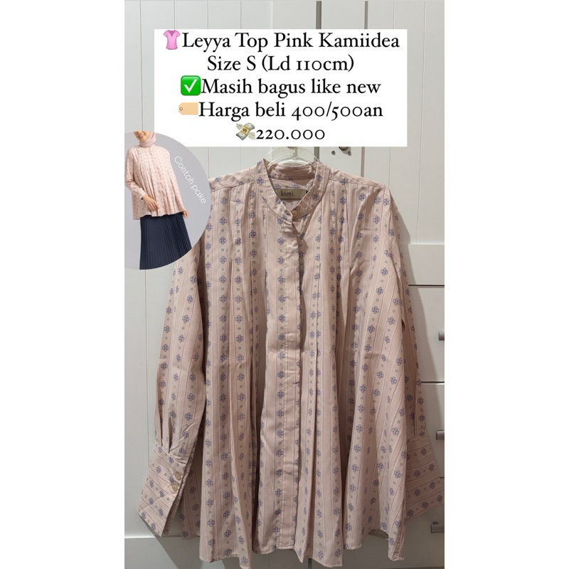 Leyya top pink kamiidea
