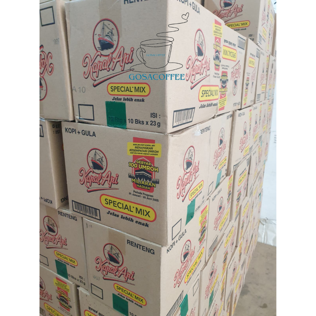 

Kopi Kapal Api Special Mix Sachet 1 dus isi 120 pcs