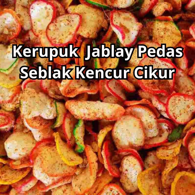 

(250 GR) KERUPUK JA BLAY PEDAS | KERUPUK SEBLAK KENCUR CIKUR