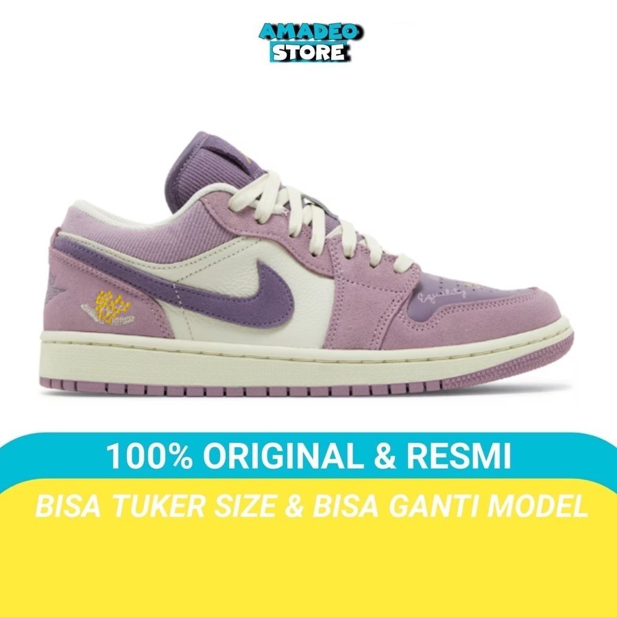 Sepatu Women Aj1 Low Unity Original / sneakers wanita