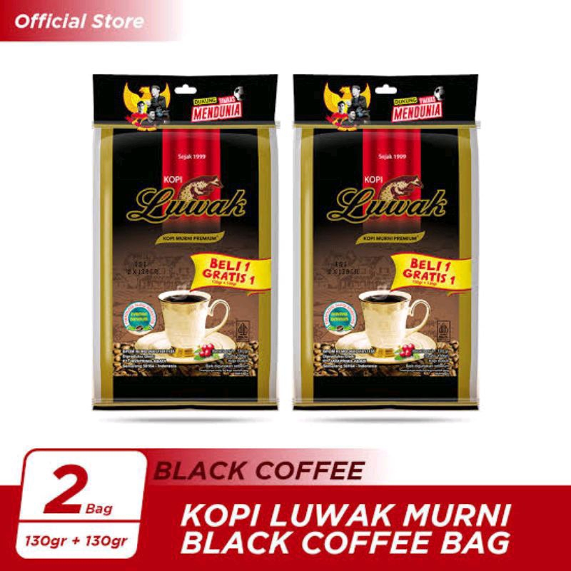 

KOPI LUWAK MURNI 110gr PROMO BONUS 1 BELI 1