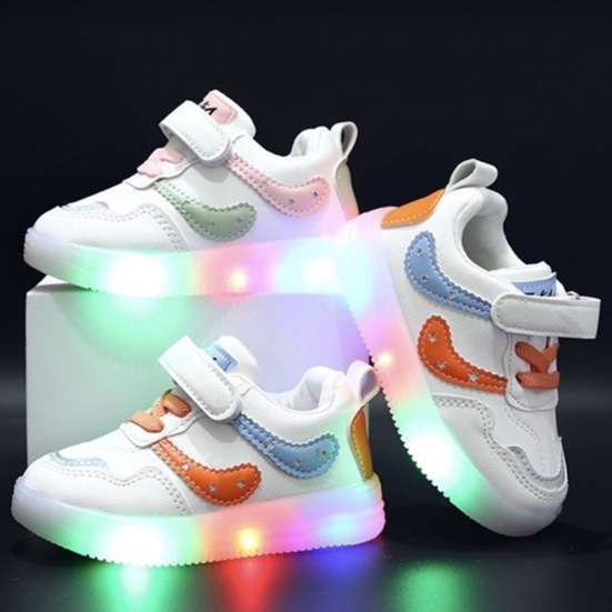 KODE K55Q babyfit 213 SILVERLINE sepatu lampu sneakers anak lampu LED jm14r