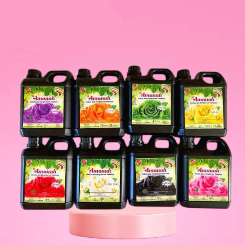 Amanah Parfum Laundry Super Laundry Pelicin dan Pengharum Pakaian 1 L