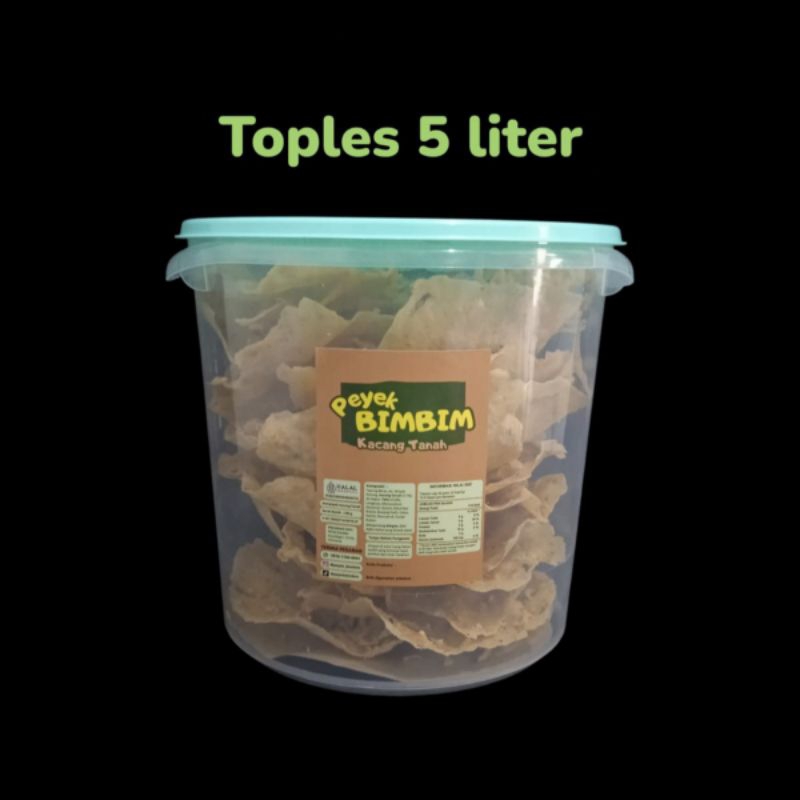 

PEYEK BIMBIM - Toples 5 Liter (300 Gram)