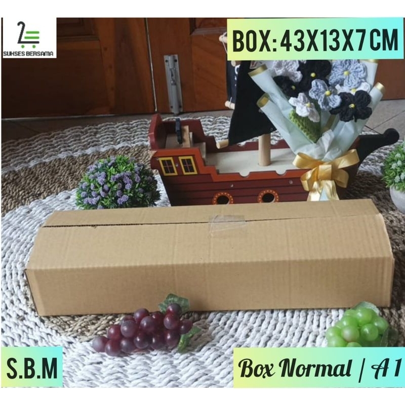 

Box 43x13x7cm/Kardus/Box Normal/Paking (Dection)