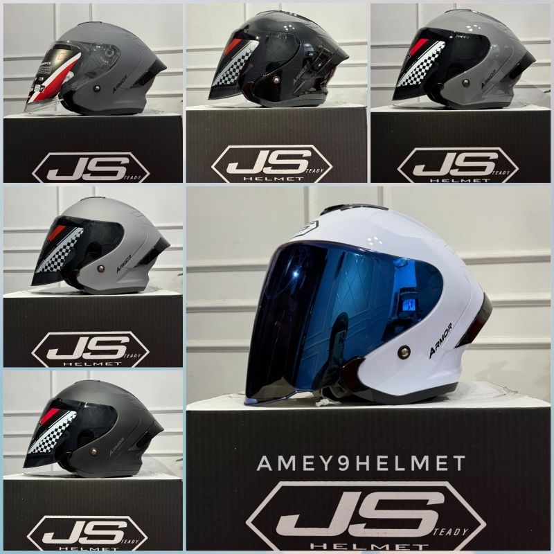 HELM HALF FACE TTC GIFT PAKET GANTENG FREE PAKING KARDUS BOK