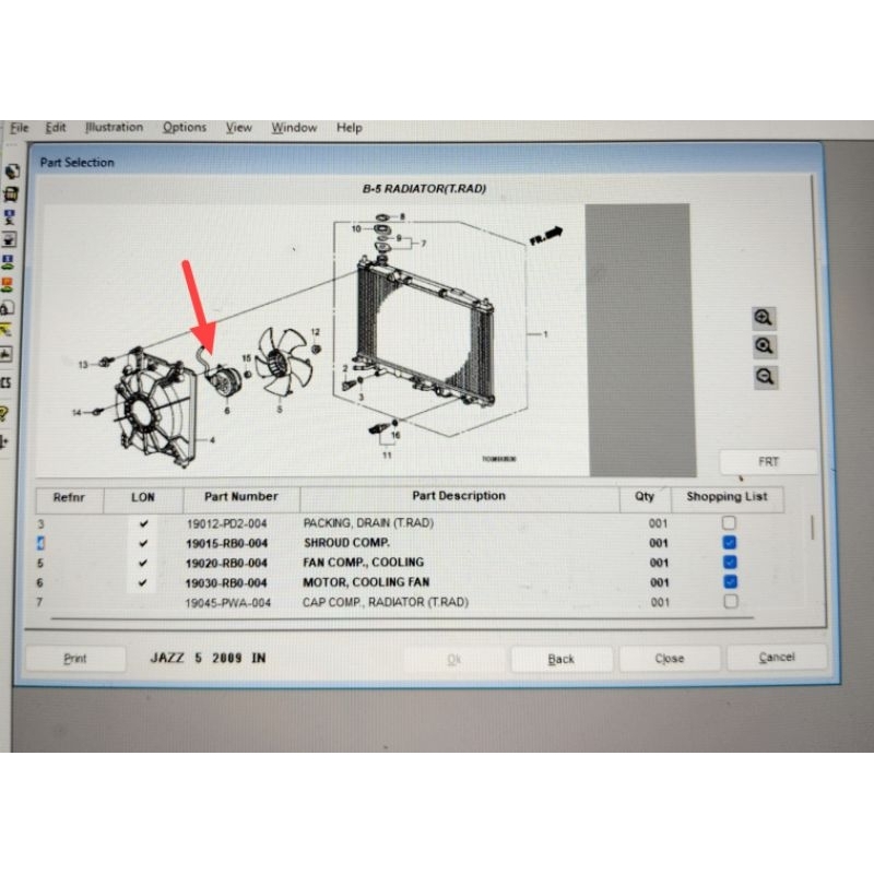 dinamo motor fan radiator honda jazz ge8 2008 2009 2010 2011 2012 2013 ori