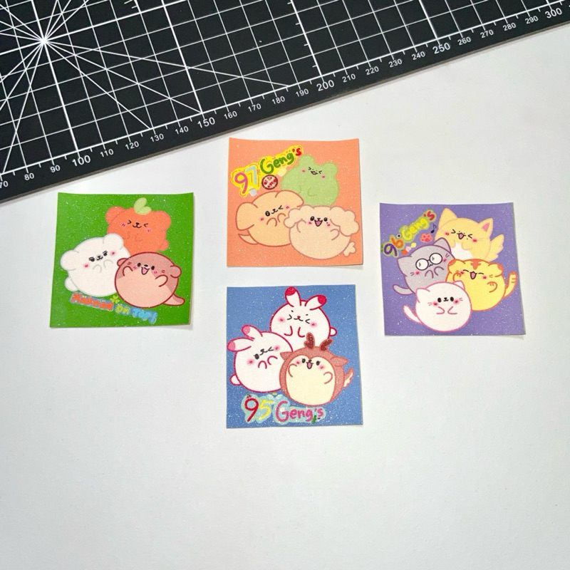 

Sticker Vinyl Die Cut Seventeen in Line by Gohobag
