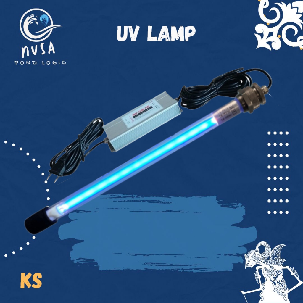 Koi UV Lamp KS Sterilizer With Ballast Lampu UV Kolam Koi