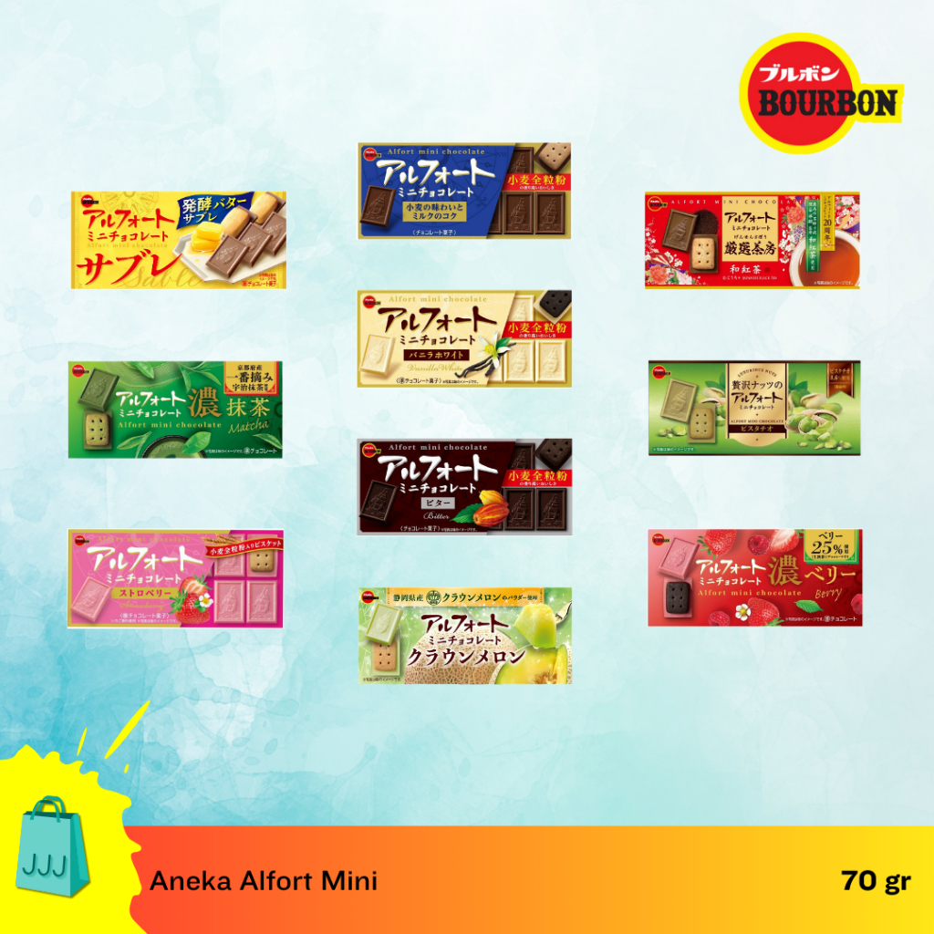 

Bourbon / Aneka Biskuit Chocolate Alfort Mini / Reguler & Seasonal
