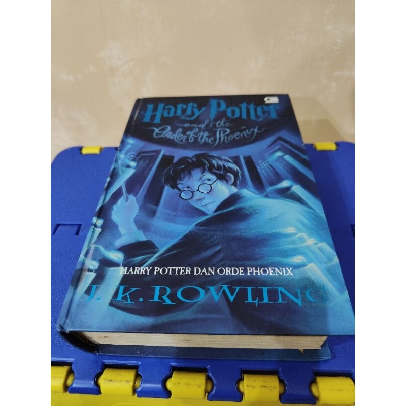 Novel Harry Potter 5 dan Orde Phoenix Hard Cover HC and the order of original gramedia ori preloved 