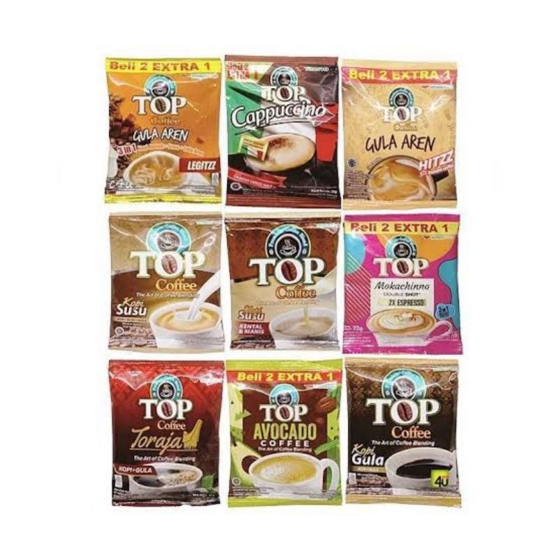 

Top Coffe Bubuk Cappuccino Kopi Susu (1 Sachet)