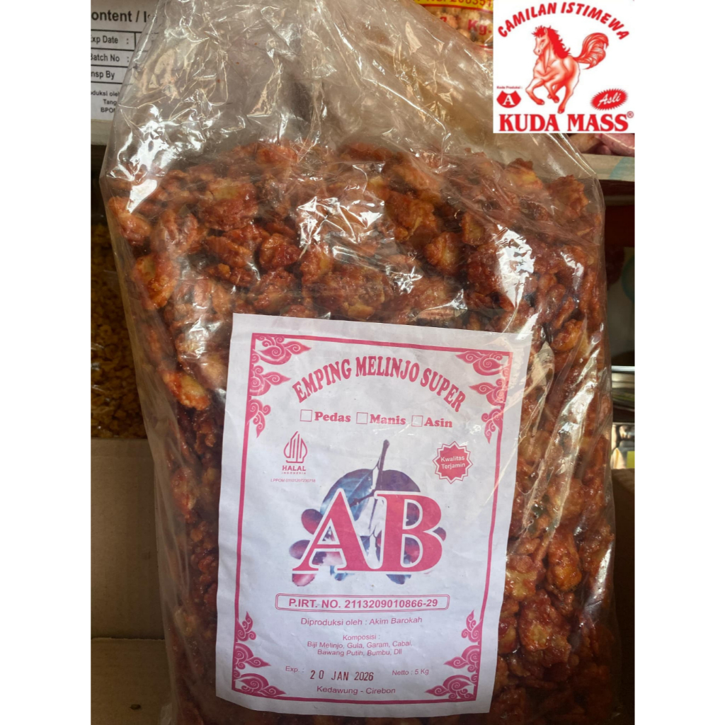 

Kuda Mass Emping Melinjo Super AB