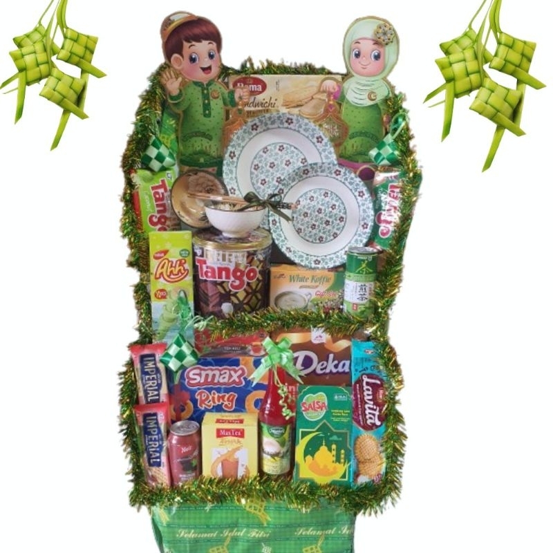 

parcel Lebaran keramik campur