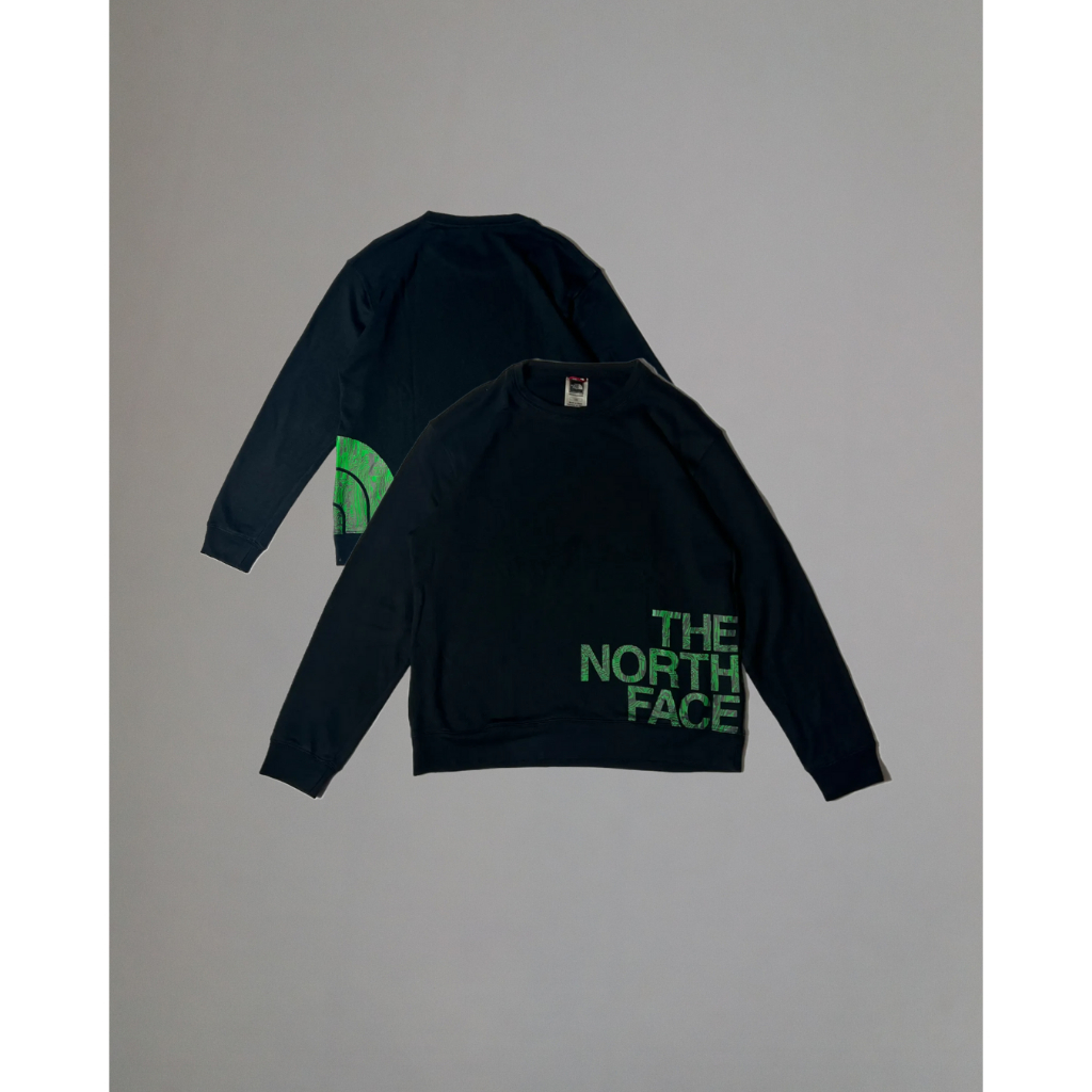 Crewneck Pria Hitam The North Face Second Like New Original