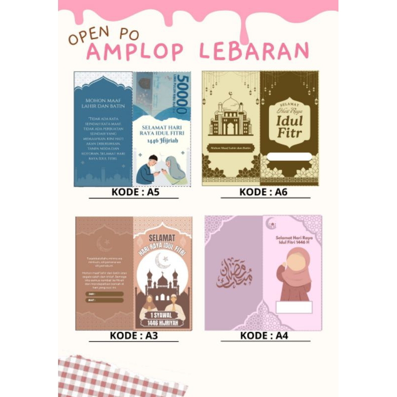 

angpao custom idul fitri amplop lebaran 2025