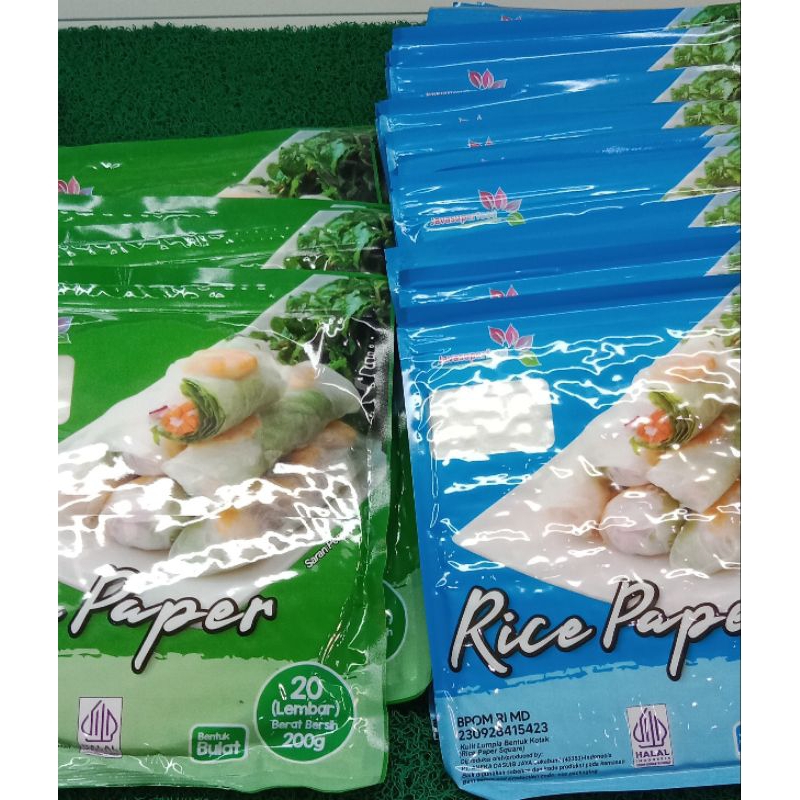 

Rice Papper Kotak isi 20 lembar / Rice Papper Roll Halal / Java Rice Papper